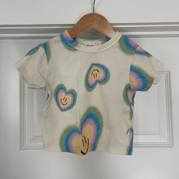Milo Girls Rabecke Shirt - Aura Hearts - Picture 2 of 5